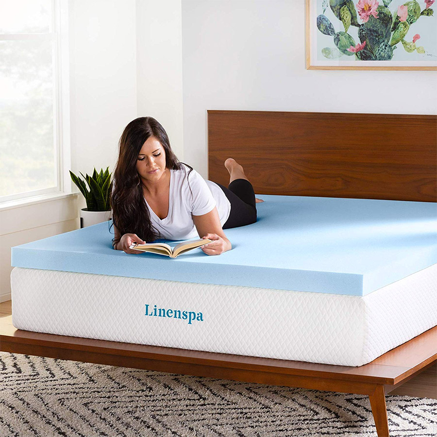 Gel infused memory foam mattress from Linespa